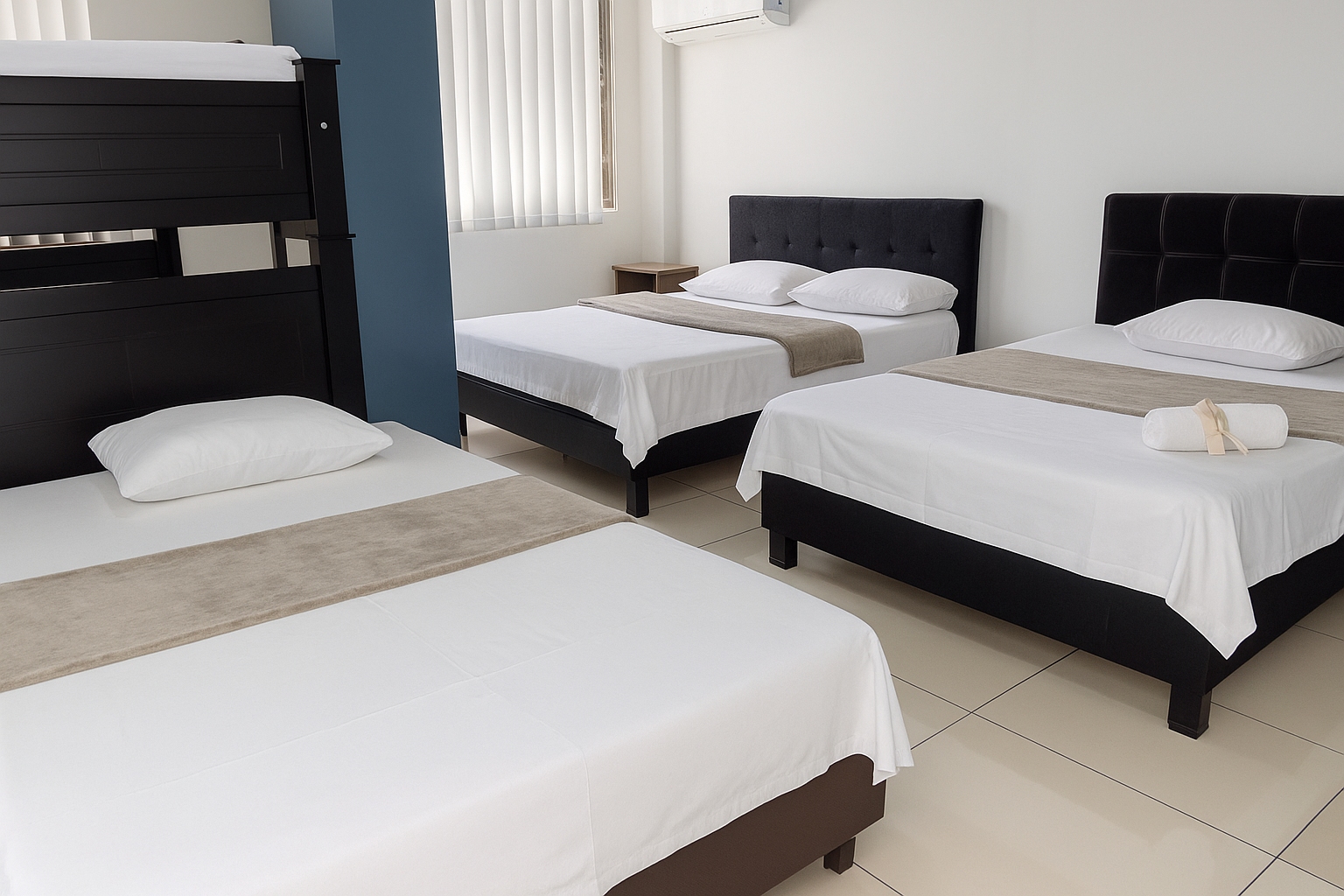 Habitación 4 Personas 4 Camas